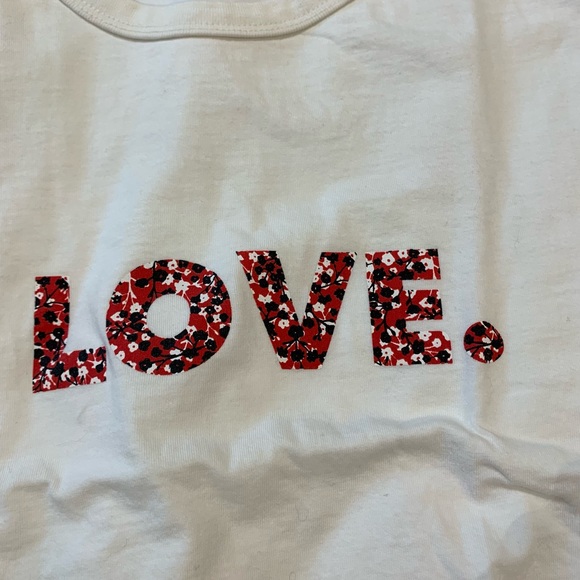 Rebecca Minkoff Love Floral Wesley Cropped Tee Size Small - Picture 2 of 3